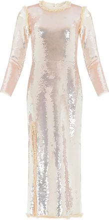 Needle & Thread Abito Valerie Gloss con paillettes - Toni neutri