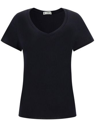 &Eacute;terne v-neck t-shirt - women - Cotton/Modal - S - Black