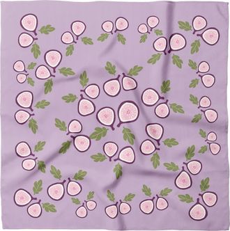 Centinelle Fig Silk Medium Square Scarf in Purple at Nordstrom