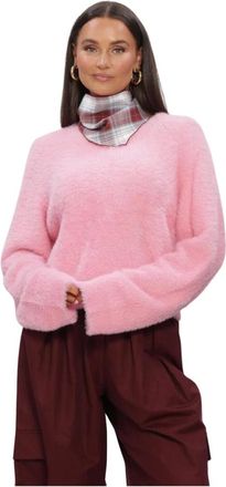 Harper & Yve Nina-Ju Trui - Dames - Truien - Roze - Maat: L Nylon