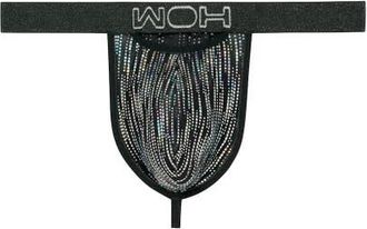 HOM WOH Pure Seduction Sequin G-String in Black at Nordstrom, Size Xx-Large