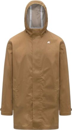 K-Way K-Way, Rain Jackets, male, Beige, Size: XL Tommy Three-Quarter Jacket