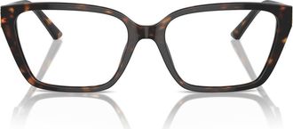 Jimmy Choo London 55mm Cat Eye Optical Glasses in Havana/demo Lens at Nordstrom