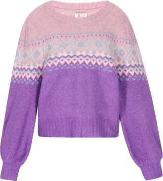 Izia Jumper Dames Violet veelkleurig