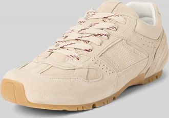 Alohas Sneaker mit Schnürung und Label-Detail in Sand, Größe 36