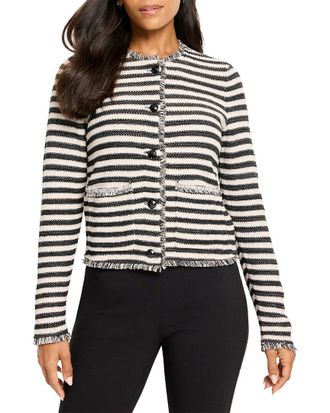 Nic+Zoe Fringe Mix Femme Jacket