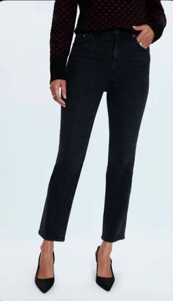 Pistola Denim Bri High Rise Slim Straight Jeans In Lodge