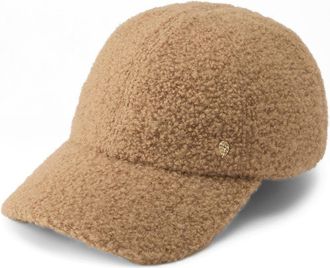 Helen Kaminski Bower Wool Blend Adjustable Baseball Cap in Camel at Nordstrom, Size Medium