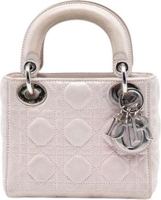 Dior Pre-owned Leather dior-bags - Dames - Vintage Handtas - Roze - ONE Size - Vintage