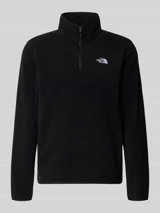 The North Face Fleecepullover mit Troyer-Kragen Modell GLACIER in Black, Gr&ouml;&szlig;e XXL