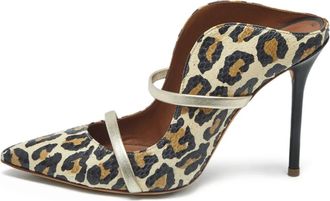 Malone Souliers mules con effetto serpente - Toni neutri