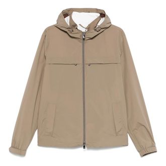Corneliani Zip Front Hooded Jacket