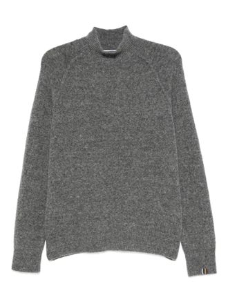 Alpha Studio high-neck sweater - men - Fabric - 48 - Grey