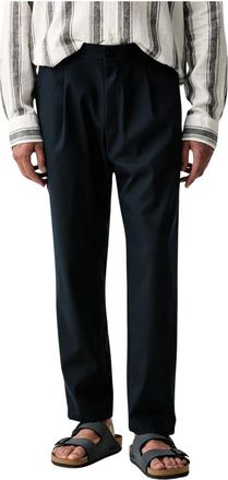 Joop Rechte broek - Heren - Straight fit broeken - Blauw - W32 L32 - Katoen - Broeken