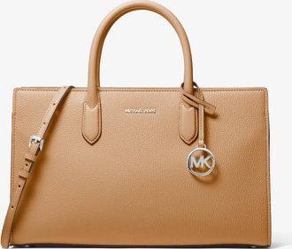 Michael Kors Scarlett Medium Textured Satchel