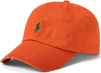 Polo Ralph Lauren cotton baseball cap - men - Cotton - One Size - Orange