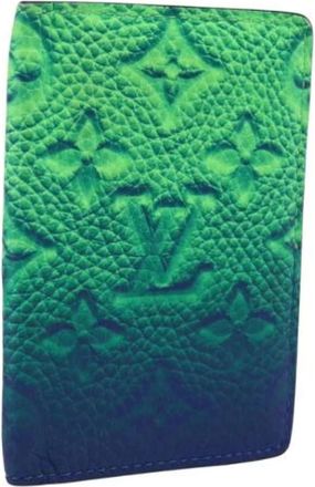 Louis Vuitton Pre-owned Wallets, female, Green, Size: ONE SIZE Pre-owned Card Case