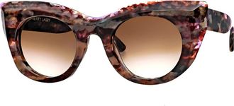 Thierry Lasry Climaxxxy 612 Womens Sunglasses Burgundy Size 46