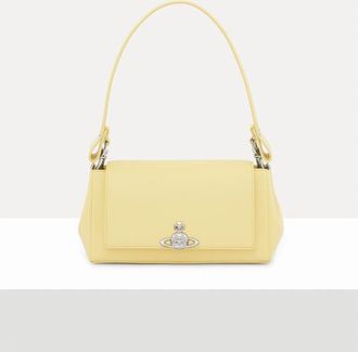 Vivienne Westwood Hazel Medium Handbag Pu Smooth Pastel-yellow