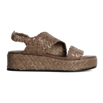 Pons Quintana Flat Sandals, female, Beige, Size: 7 US Forli Sandal