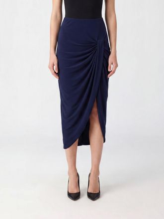 Stella McCartney Minigonna asimmetrica in viscosa con drappeggio e vita alta