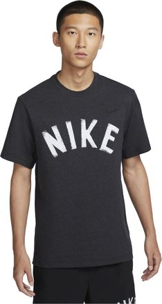 Nike Primary Swoosh Dri-FIT T-Shirt Asia Sizing Black White FV9771-010