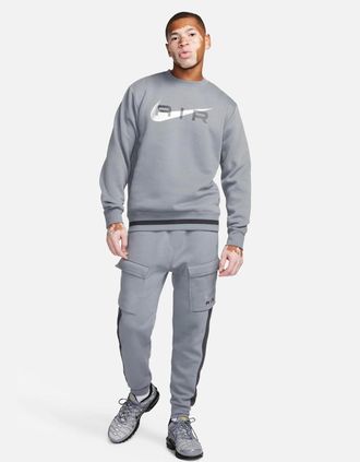 Nike Mens Nike Swoosh Air Mens Tracksuit Grey - Size: 35/34/32