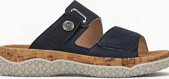 Rieker Womens Rieker V0300 Womens Cross Strap Sandals Blue - Size: 3.5