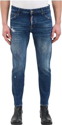 Dsquared2 Pantalone in Denim Slim Twist - Heren - Slim Fit Jeans - Blauw - M - Denim - Jeans