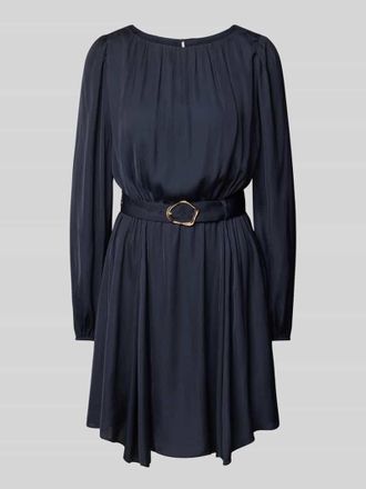 Forever New Cocktailkleid mit Tailleng&uuml;rtel in Dunkelblau, Gr&ouml;&szlig;e 40