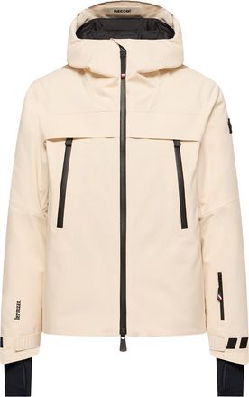 Moncler Moncler Chanavey Hooded Ski Jacket, Women, White, Size: 0