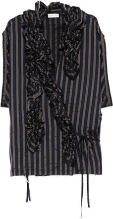 Dries Van Noten Donna, Top, Blu, M, new