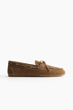 H&M Bootsschuhe - Dunkelbeige