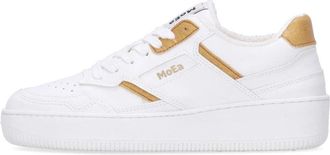 Moea Ananas Lage Sneaker Bestendig Ademend - Heren - Sneakers - Wit - 37 EU - Katoen - Schoenen
