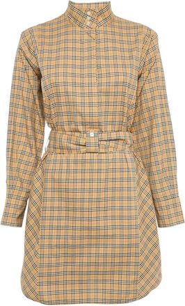 Burberry plaid belted dress - Neutrals