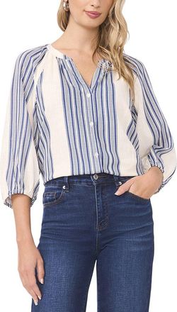 Vince Camuto Raglan Sleeve Button Down Blouse