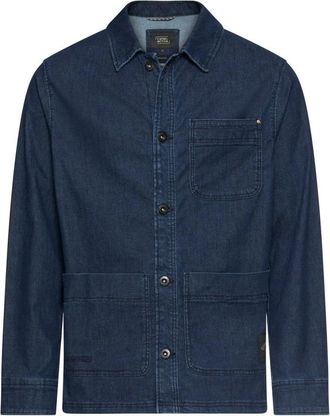 Camel Active Jeans Overshirt Regular Fit - Heren - Overhemden - Blauw - Maat: XL Katoen