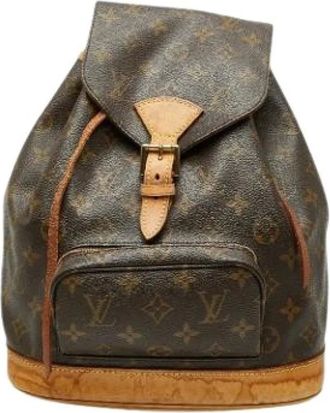 Louis Vuitton Pre-owned Backpacks, female, Brown, Size: ONE SIZE Pre-owned Vintage Backpack