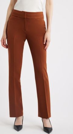 Tahari by ASL Bell Bottom Pants in Cinnamon at Nordstrom, Size 12