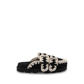 Mou Mules, female, Black, Size: 7 US Mules