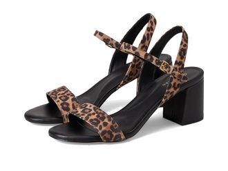Cole Haan Josie Block Heel Sandal (65 mm) Womens Shoes Leopard Print Suede : 8.5 B - Medium, Leather