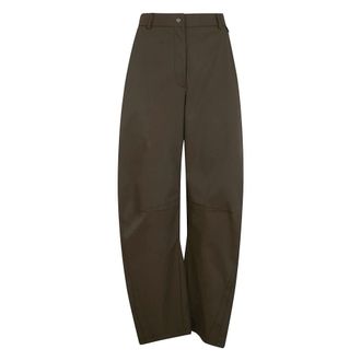 Herno Wide Broeken - Dames - Wijde Broeken - Groen - 2XL - Broeken