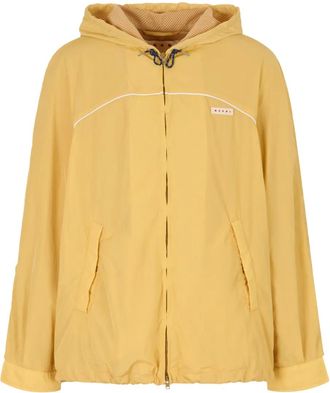 Marni Giacca con cappuccio e coulisse - Giallo