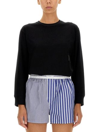 T Alexander Wang Alexanderwang.T Embossed Logo T Shirt