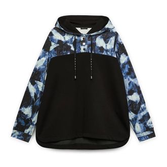 Fiorella Rubino Hoodies & sweatvesten, Dames, Zwart, XS, Katoen, Scuba Hoodie