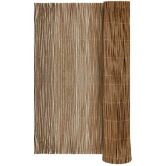 vidaXL Valla De Sauce Marr&oacute;n 140 X 500 Cm Vidaxl