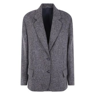 Brunello Cucinelli Mujer, Chaquetas, Gris, Talla: XS