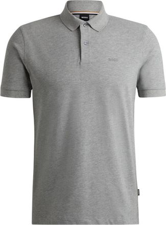 BOSS Pallas Regular-fit polo shirt in cotton with embroidered logo
