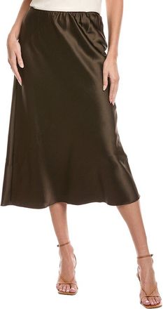 Eileen Fisher Eileen Fisher Petite Bias Silk-Blend Midi Skirt