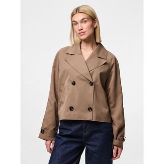 Pieces Korte trenchcoat